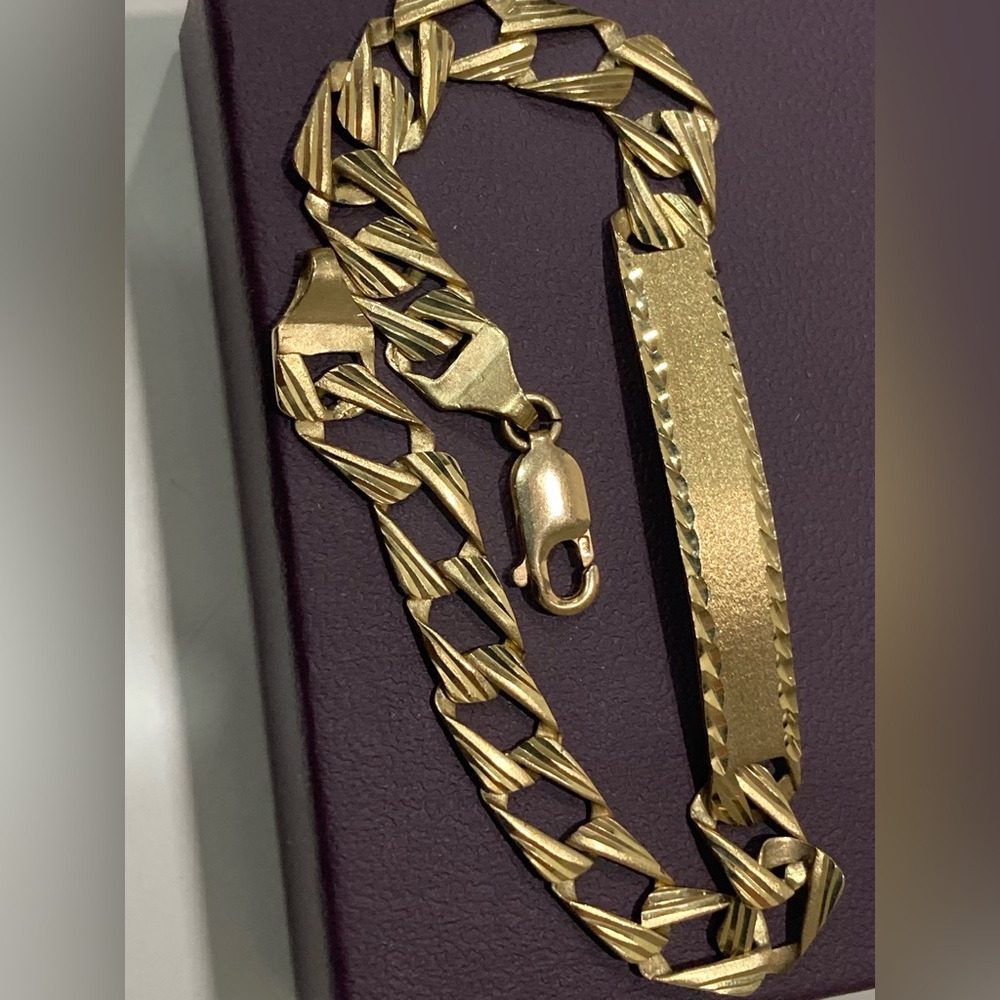 10k Gold Men's / women’s curb Chain link Bracelet